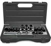 Ingersoll Rand SK4M14LN 1/2" Metric Socket Set - 14-Piece Long Universal Spanner Set for Air Tools, Ideal for Car & Automotive Maintenance