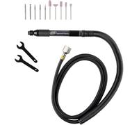 Ingersoll Rand Pencil Grinder Kit 320PGK, Power Tool for Grinding, Final Cleaning and Polishing, Incl. 5 Mounted Points, 5 Carbide Burrs and Hard Case