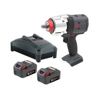 Ingersoll-Rand W7153-K22B-EU DXS2 1/2" 20V Cordless Impact Wrench 2 Battery Kit, 1600 ft-lb, Friction Ring