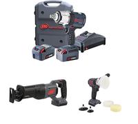 Ingersoll-Rand W7172-K22B-EU Impact Wrench, 3/4 Inch 20V Cordless Impact Wrench, 2X BL2022 Li-Ion Batteries 5.0 Ah + Charger Kit (UK Plug) in Case