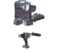 Ingersoll-Rand W7172-K22B-EU Impact Wrench, 3/4 Inch 20V Cordless Impact Wrench, 2X BL2022 Li-Ion Batteries 5.0 Ah + Charger Kit (UK Plug) in Case