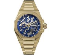 Ingersoll The Faller Mens 43.5mm Automatic Watch with Blue Dial and Gold Stainless Steel Braclet I17602
