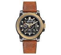 Ingersoll The Freestyle Mens 45.5mm Automatic Watch with Skeleton Dial and Brown Horween Leather Strap