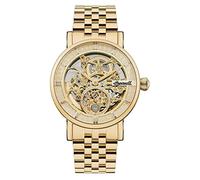 Ingersoll The Herald Mens 40mm Automatic Watch with Pale Gold Skeleton Dial and Gold Stainless Steel Bracelet I00408