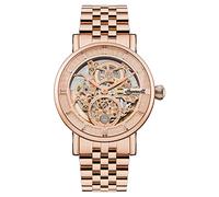 Ingersoll The Herald Mens 40mm Automatic Watch with Rose Gold Skeleton Dial and Rose Gold Stainless Steel Bracelet I00411