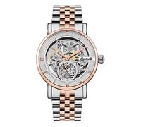 Ingersoll The Herald Mens 40mm Automatic Watch with Silver Skeleton Dial and Two Tone Stainless Steel Bracelet I00410