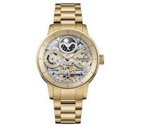 Ingersoll The Jazz Mens 42mm Automatic Moonphase Watch with Skeleton Dial and Stainless Steel Bracelet