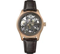 Ingersoll The Maverick Mens 48mm Automatic Watch with Grey Dial and Brown Leather Strap I17402