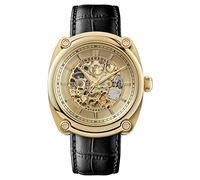 Ingersoll The Michigan Mens 45mm Automatic Watch with Open Heart Dial and Leather Strap