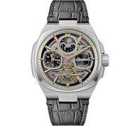 Ingersoll The Spirit Mens 46.7mm Automatic Watch with Black Dial and Black Leather Strap I15801