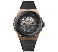 Ingersoll The Springfield Mens 48mm Automatic Watch with Skeleton Dial and PU/Alcantra Strap