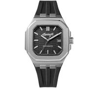 Ingersoll The Yield Mens 26mm Automatic Watch with Black Dial and Black PU Strap I17803