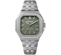 Ingersoll The Yield Mens 26mm Automatic Watch with Green Dial and Silver Stainless Steel Bracelet I17802