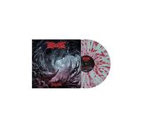 Ingested - Denigration Ltd. Clear Turquoise Blue w/ Red & Neonpink - Splattered Vinyl