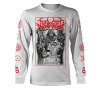 Ingested Krieg Band Logo Long Sleeve T Shirt M White