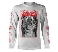 Ingested Krieg Band Logo Long Sleeve T Shirt XL White