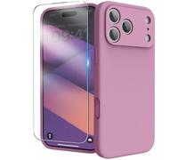 INGIDO for iPhone 17 Pro Max Case, Liquid Silicone Cover with Camera Protection Anti-Scratch Soft Microfiber Lining Shockproof Protective Phone Case for iPhone 17 Pro Max 6.9", Lilac Purple