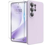 INGIDO for Samsung Galaxy S26 Case, Liquid Silicone Cover with Camera Protection Anti-Scratch Soft Microfiber Lining Shockproof Protective Phone Case for S26 6.3", Light Purple