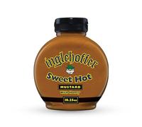 Inglehoffer Mustard squeeze Hot, 10.25 oz