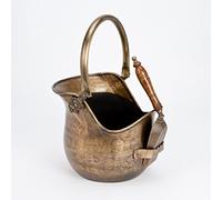 Inglenook Antique Brass Effect Coal Bucket with Shovel #ING003