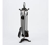 Inglenook Heavy Duty Fireplace Tool Set Brass