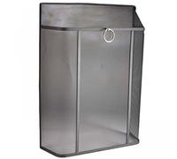 Inglenook, Heavy Duty Black Spark Guard With Chrome Ring