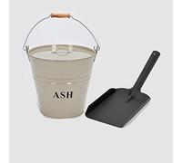 INGLENOOK PREMIUM ASH BUCKET WITH LID + 5" INCH BLACK SHOVEL