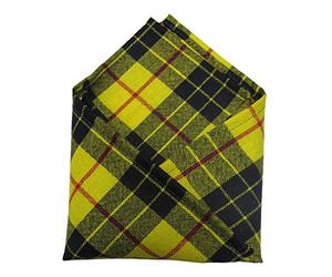 Ingles Buchan MacLeod of Lewis Tartan Pocket Handkerchief Square