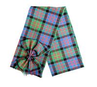 Ingles Buchan Wool Carnegie Ancient Tartan Minisash Mini Sash with Rosette