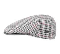Lipodo Inglese Flat Cap Vichy Pattern Multicoloured Made in Italy Unisex Summer