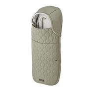 Inglesina 3 in 1 Thermal Footmuff with Warm Fleece Inner Lining Water-Resistant Quilted Exterior Removable Hood Compatible with 5-Point Belts, 44 x 92 cm, Uni Beige