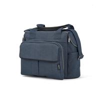 Inglesina Aptica Dual Bag - Durable Pram Bag with Large Pockets, Double Zip Fastening, Detachable Clutch, Isothermal Pockets - Ideal Pram Organiser & Stroller Bag for Parents (Resort Blue)
