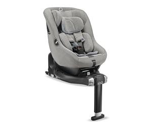Inglesina Darwin Next-Stage I-Size Car Seat - Baby Car Seat from Birth to 4 Years, 360° with 4 Reclining Positions, Adjustable Headrest, Ideal Posture Cushion (Moon Grey)