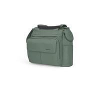 Inglesina Electa Dual Bag - Durable Pram Bag with Large Pockets, Double Zip Fastening, Detachable Clutch, Isothermal Pockets - Ideal Pram Organiser & Stroller Bag for Parents (Murray Green)