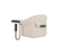 Inglesina Fast Foldable Hook On Seat in Desert Beige - Comfortable, Portable Baby High Chair with Soft Padding, Washable Cover, Storage Pocket & Carry Bag - Ideal for Home and Travel