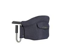 Inglesina Fast Foldable Hook On Seat in Ocean Navy - Comfortable, Portable Baby High Chair with Soft Padding, Washable Cover, Storage Pocket & Carry Bag - Ideal for Home and Travel