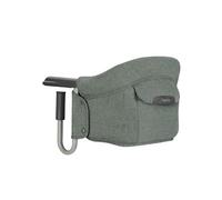 Inglesina Fast Folding Table Seat, Dark Green (Pine Green), Easy to Carry, Washable, Secure Attachment, Up to 15 kg, 35 x 27 x 42 cm