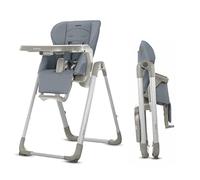 Inglesina My time Highchair, Sugar - Adjustable High Chair for Babies & Toddlers, 4 Height & 3 Recline Settings, Collapsible, Tool-Free Assembly, BPA Free, Removable Tray for Easy Cleaning