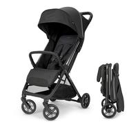 Inglesina Quid³ Stroller, Cosmic Black, Compact Reclining Travel Stroller for Babies and Toddlers 0-25kg, One-Hand Folding, Car Seat Compatible, Airy, Lightweight