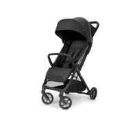 Inglesina Quid3 Stroller in Cosmic Black - Compact & Lightweight with Airflow Regulation, UPF 50+, Integrated Shoulder Strap, Large Storage Basket, Articulated Bumper Bar for Parents