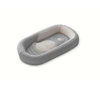 Inglesina Welcome Pod Baby Nest in Harmony Grey - Anti-Sinking Padding, Increased Breathability, Natural Fabrics, Spine Alignment - Baby Nest Pod for Newborns, Perfect for Travel Cots or Baby Beds