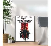 Inglorious Basterds 2009, Quentin Tarantino Movie Print Cult Cinema Film Poster, A4 and A3 Size Frame Options Available, Home, Pub, Café, Bar Decoration Wall Art Print (A3 Print Only)