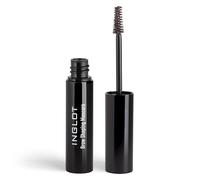 INGLOT Brow Shaping Mascara 03 Dark Brown 4 ml | Shapes and fills brows for a natural, defined look; fragrance-free, alcohol-free; suits all skin types