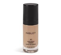 INGLOT HD Perfect Coverup Foundation 82 (MC) Balanced Beige 30 ml | Medium coverage evens skin tone with a matte finish; alcohol-free