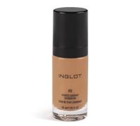 INGLOT HD Perfect Coverup Foundation 83 (MW) Golden 30 ml | Medium coverage evens skin tone with a matte finish; alcohol-free