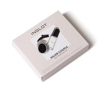 Inglot Killer Couple Set | Duraline + AMC Eyeliner Gel 77 | Black Eyeliner | Prolong Makeup Durability | Transparent | Waterproof | Cruelty-free | Hypoallergenic |