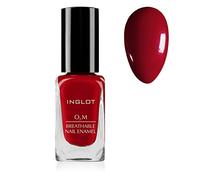 INGLOT O2M Breathable Nail Enamel 621 Blush 11 ml | Rich, even colour with a glossy, long-lasting finish; fragrance-free, alcohol-free, preservative-free