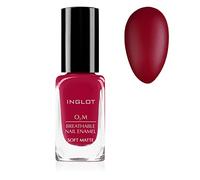 Inglot O2M Soft Matte Breathable Nail Polish, Covers Perfectly and Has a Soft Matte Finish, Vibrant Colours, Long Lasting Colours, Vegan, Halal, 12ml: 536