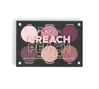 Inglot PlayInn Creach Peach Eyeshadow Palette - 6 Shadows in Tones of Pink and Gold for Everyday and Evening Make-up | Easy application and silky formula for a perfect finish | 7.8 g
