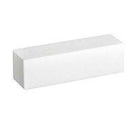Inglot Sanding Block for Nail White Polishing Blocks, Nail Polishing Block Polishing Surfaces Nail Art Manicure Tool 4 Sides in Grit 120 White